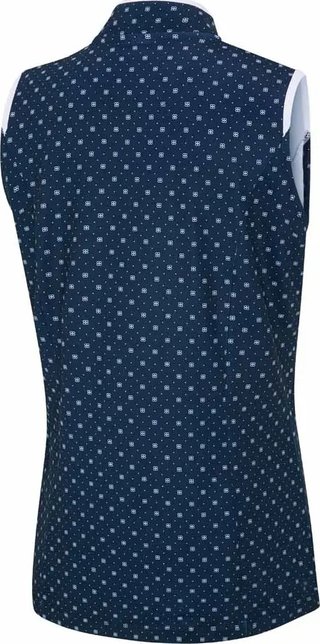 PING Penola Printed Sleeveless women's polo, micro monogram