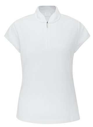 PING Evetta Jacquard women's polo, white