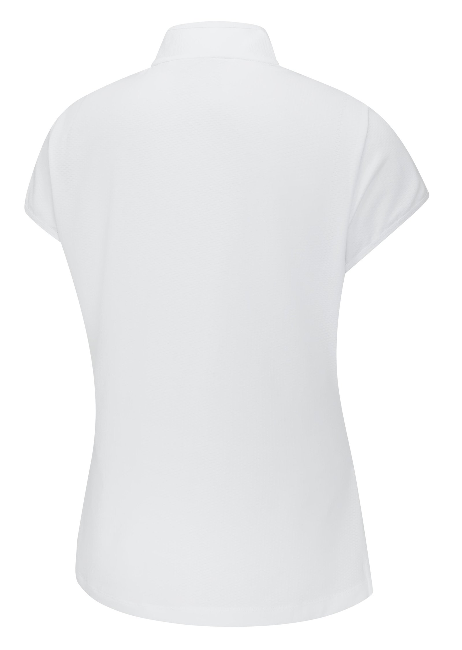 PING Evetta Jacquard women's polo, white