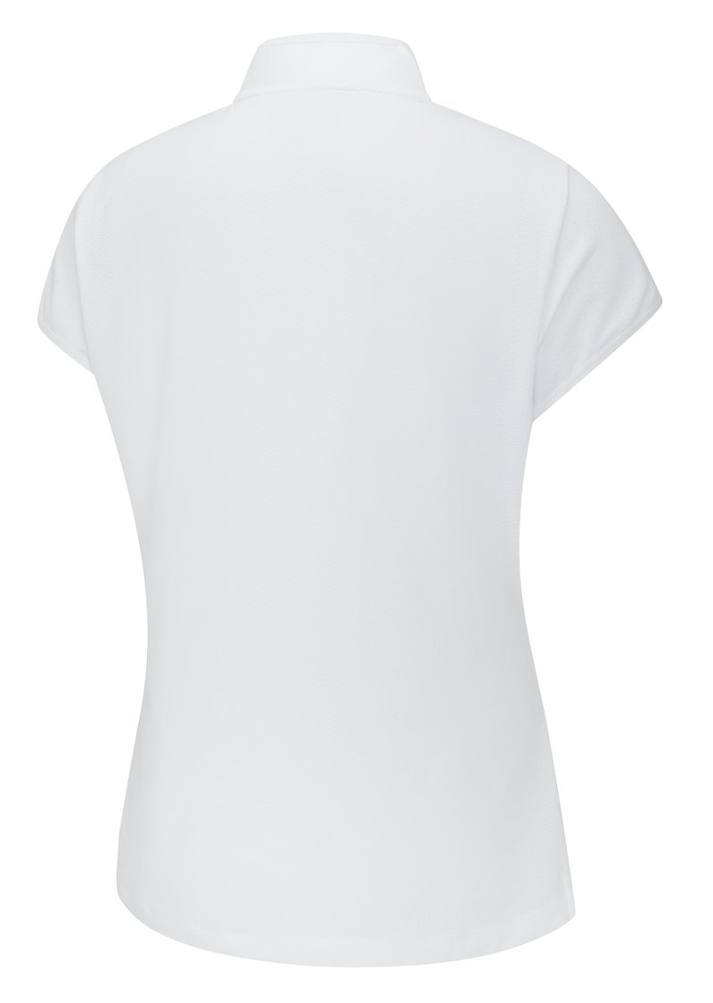 PING Evetta Jacquard women's polo, white