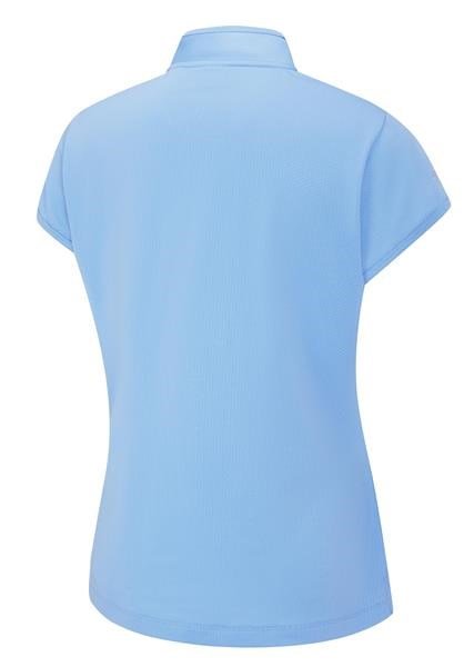 PING Evetta Jacquard women's polo, infinity blue
