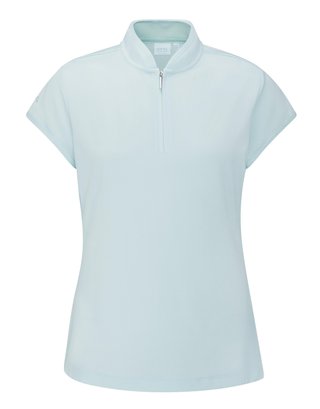 PING Evetta Jacquard women's polo, seaspray
