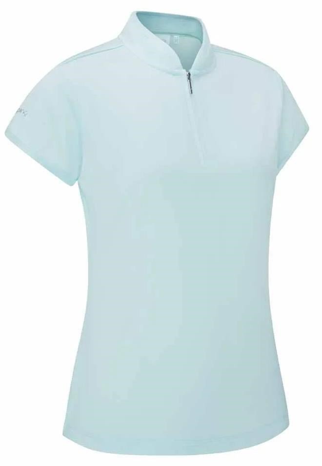 PING Evetta Jacquard women's polo, seaspray