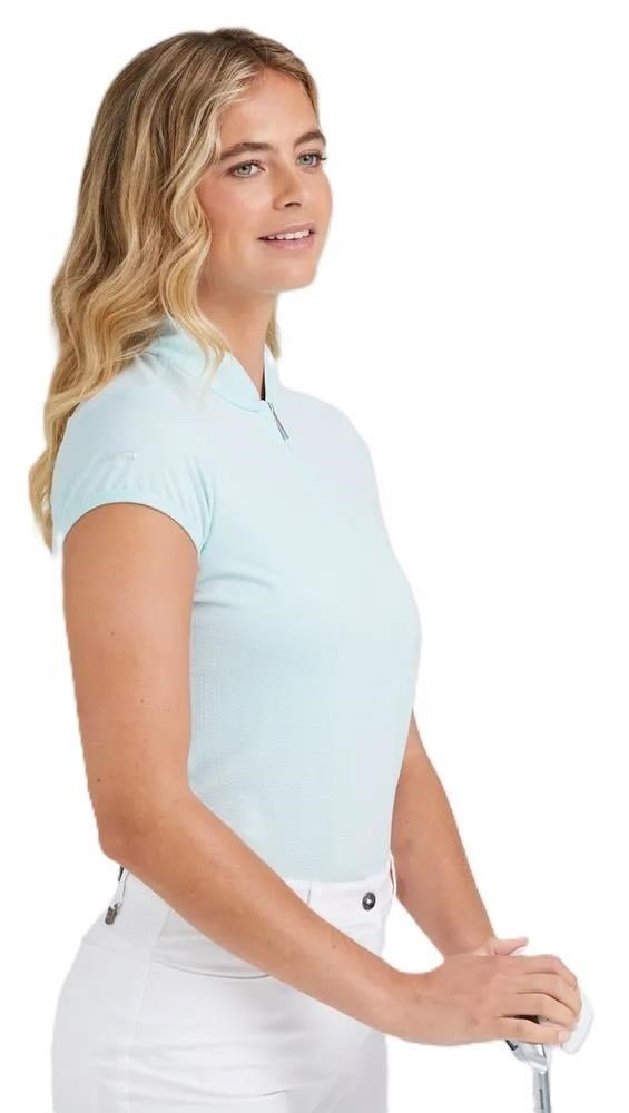 PING Evetta Jacquard women's polo, seaspray