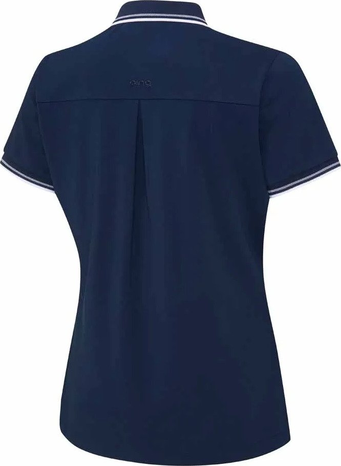 PING Viviana Tipped women's polo, navy