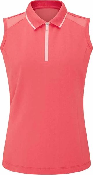 PING Eben Sleeveless women's polo, paradise pink