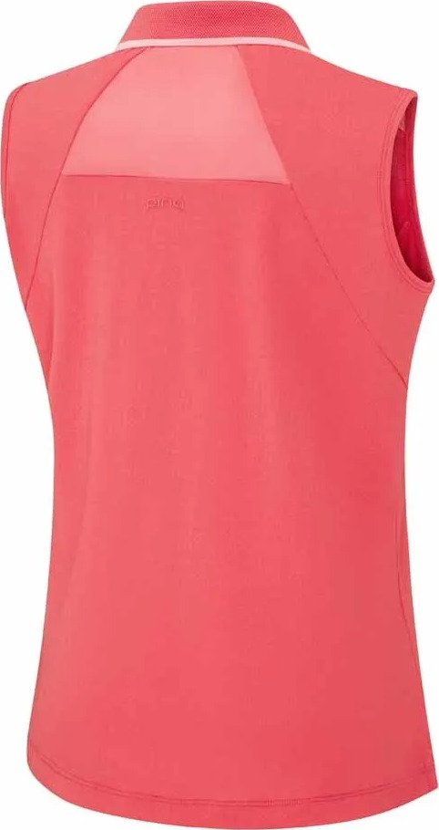 PING Eben Sleeveless women's polo, paradise pink