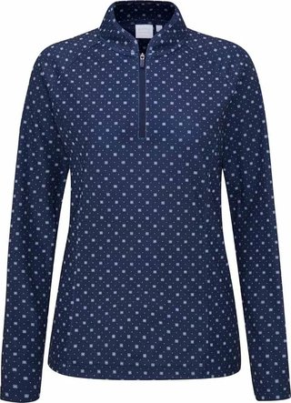 PING Arwen Printed Longsleeve women's polo, micro monogram
