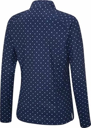 PING Arwen Printed Longsleeve women's polo, micro monogram