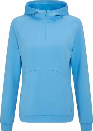PING Rhona Textured women's hoodie, infinity blue