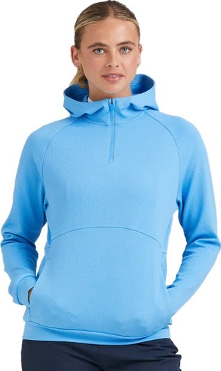 PING Rhona Textured women's hoodie, infinity blue
