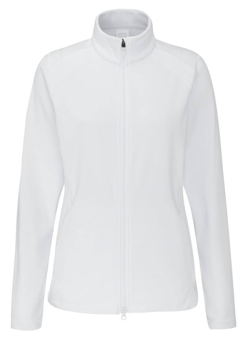 PING Eda Lightweight Full Zip women's jacket, white