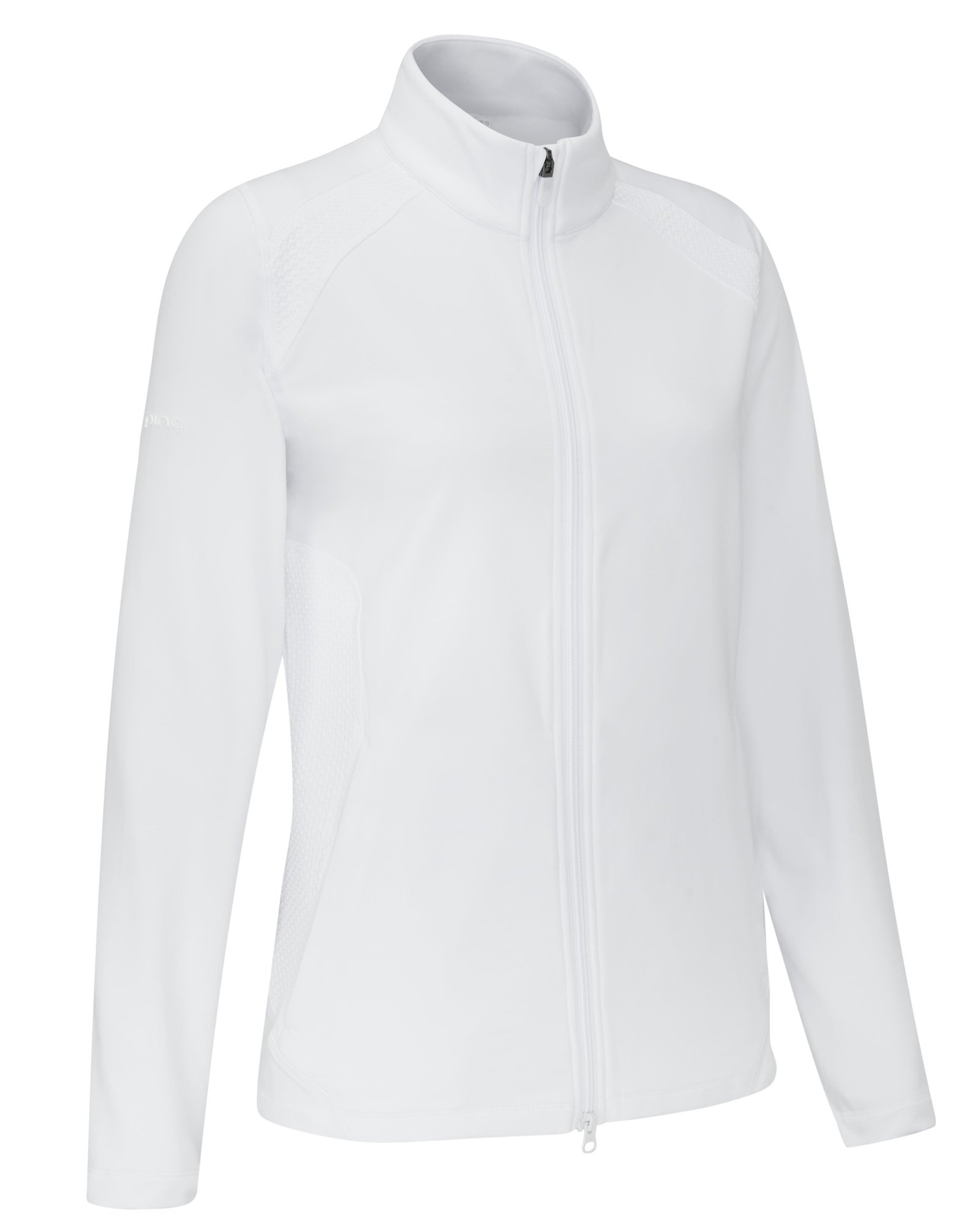 PING Eda Lightweight Full Zip women's jacket, white
