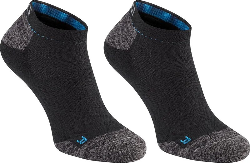 PING SensorCool No Show mens socks, black multi