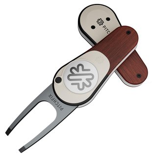 Pitchfix Woodie divot tool, cherry