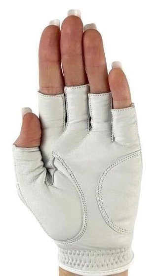 Best of Golf America Halfinfer women's glove, white