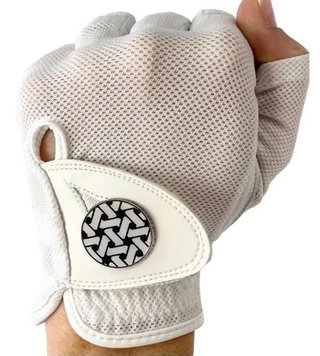 Best of Golf America Halfinfer women's glove, white