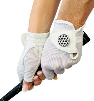 Best of Golf America Halfinfer women's glove, white