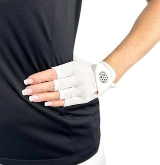 Best of Golf America Halfinfer women's glove, white