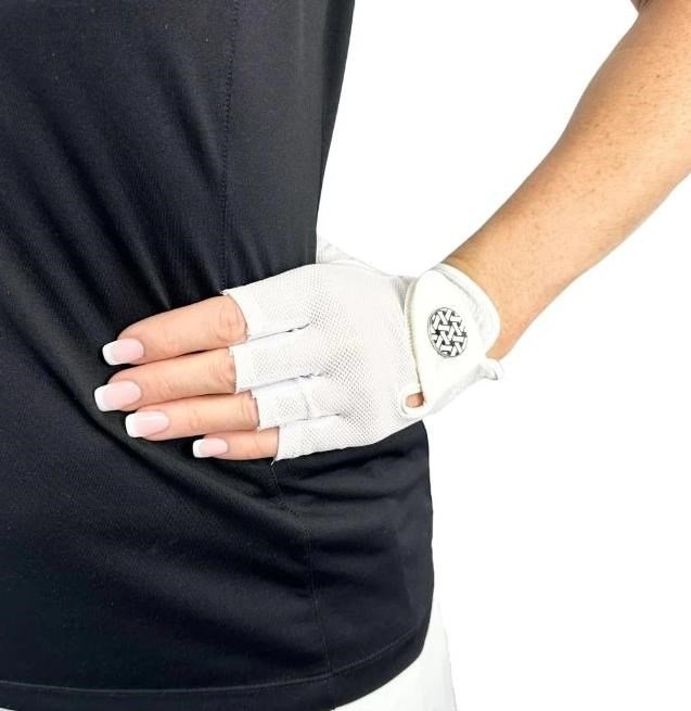 Best of Golf America Halfinfer women's glove, white
