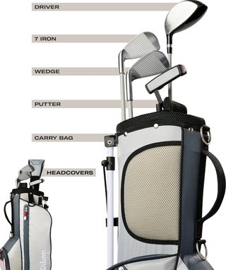 Wilson Profile JR junior golf set, graphite, small 40"-50" (100-127cm, 5-8Y)