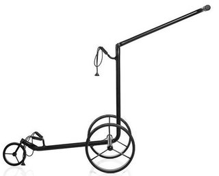 JuStar Black 3-Wheeled manual trolley, black