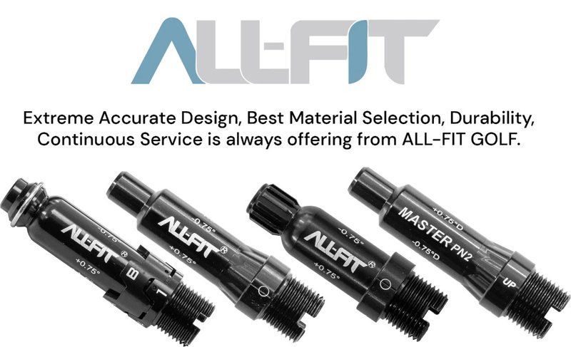 Shaft Adaptor All-Fit Master Wood Fit Kit - .335 W/NUT & O RING