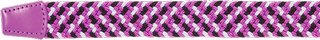FootJoy Braided unisex belt, black/white/berry