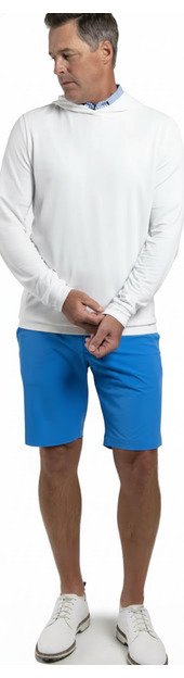 KJUS Kallen Hooded men's midlayer hoodie, white