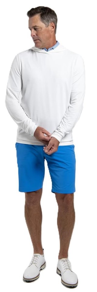 KJUS Kallen Hooded men's midlayer hoodie, white