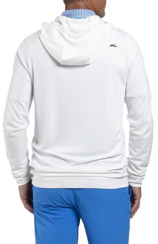 KJUS Kallen Hooded men's midlayer hoodie, white
