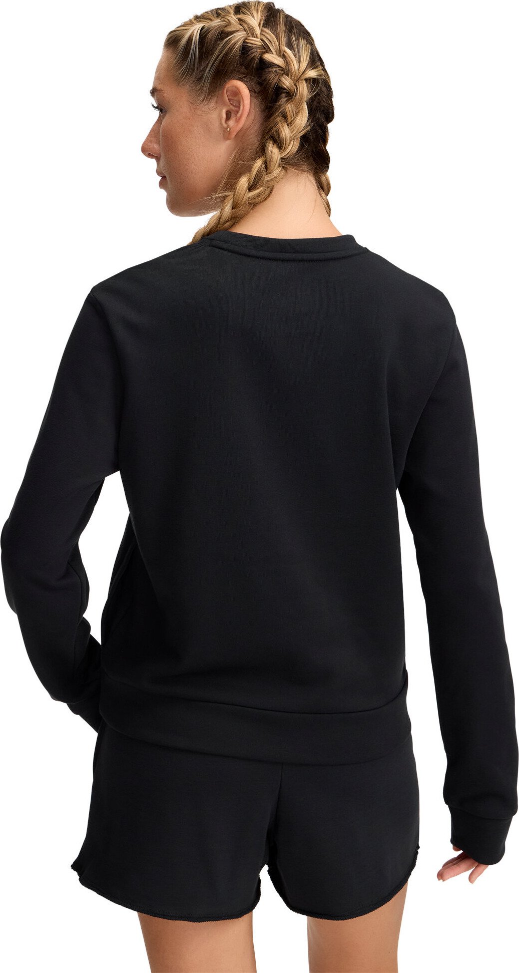 Under Armour Rival Terry Crew women's sweatshirt, black