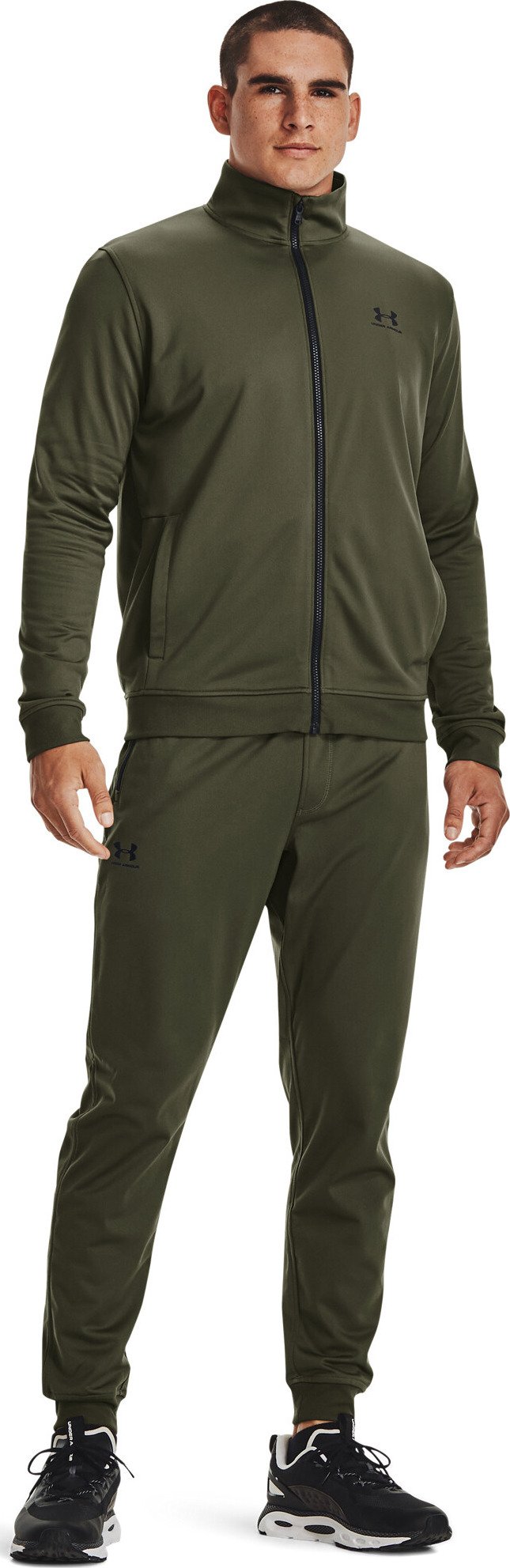 Under Armour Sportstyle Tricot men's jacket, marine od green