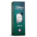 Titleist AVX golf balls, black text: CCC