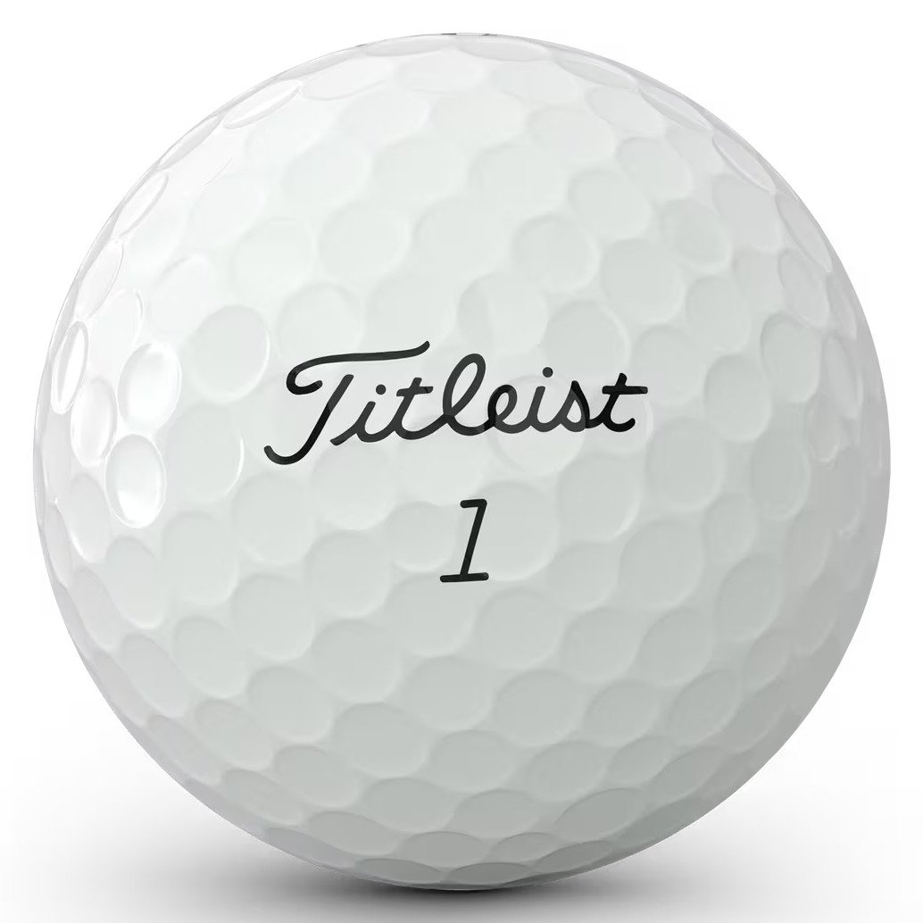 Titleist AVX golf balls, black text: CCC