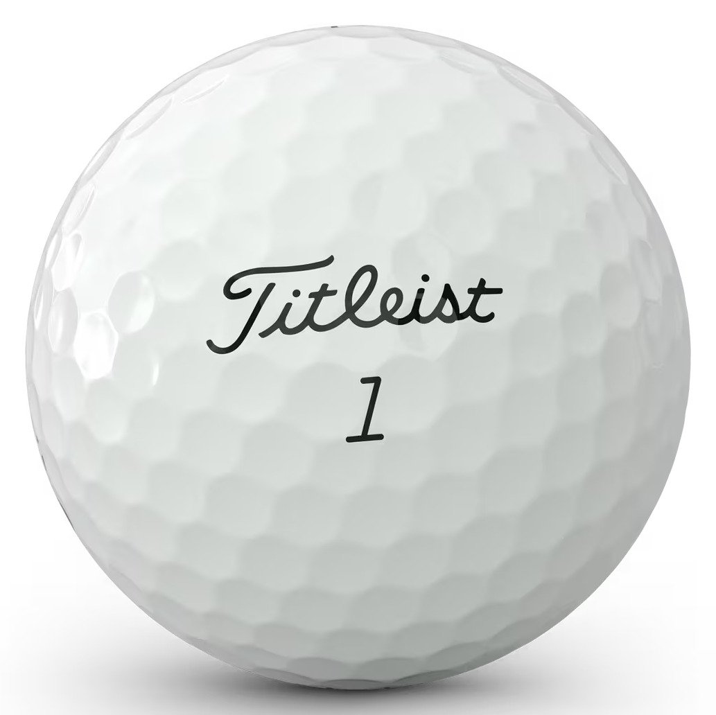 Titleist Pro V1 golf balls, text color: black, standard numbering 1-4, Text: X - 3 balls