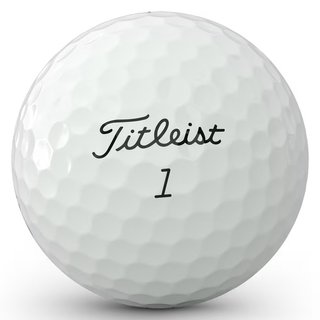Titleist Pro V1 golf balls, text color: black, standard numbering 1-4, Text: X - 3 balls