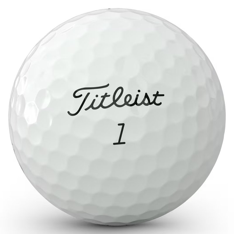 Titleist Pro V1 golf balls, text color: black, standard numbering 1-4, Text: X - 3 balls