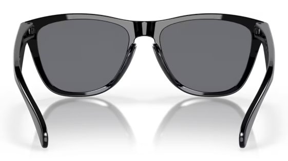 Oakley Frogskins sunglasses, polished black w/grey