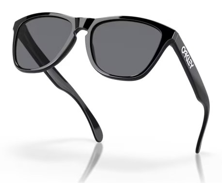 Oakley Frogskins sunglasses, polished black w/grey