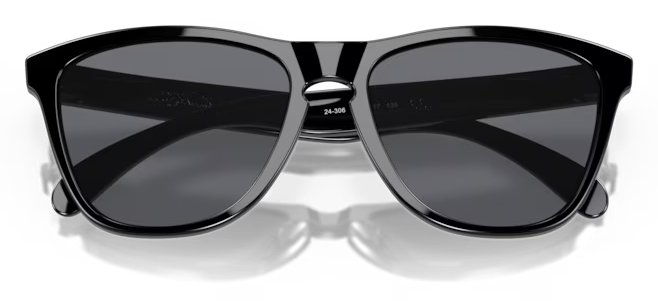Oakley Frogskins sunglasses, polished black w/grey