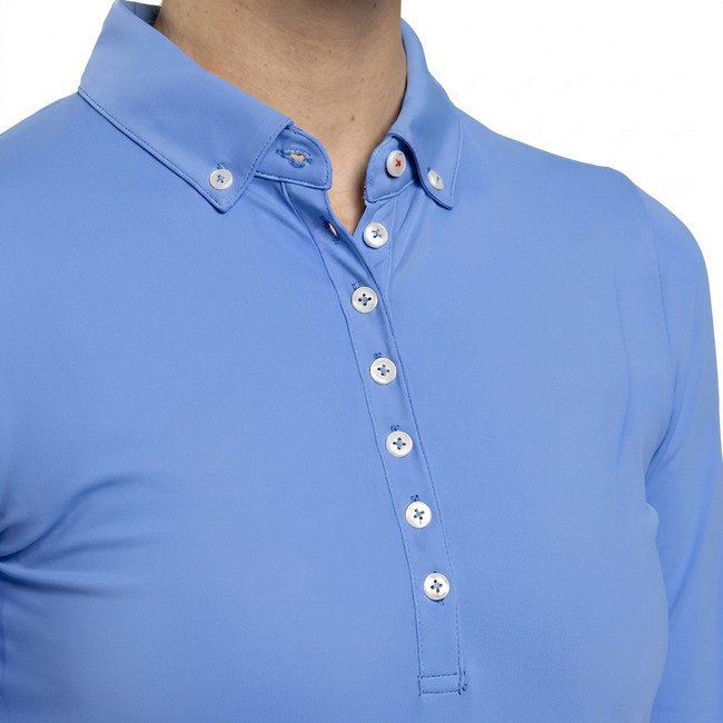 KJUS Catalina Cool longsleeve women's polo, yonder