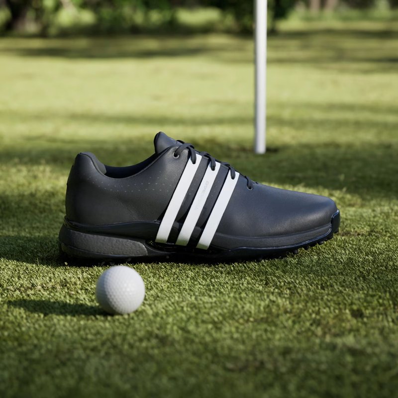 Adidas Tour360 24 men's golf shoes, core black/cloud white/core black