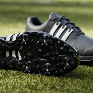 Adidas Tour360 24 men's golf shoes, core black/cloud white/core black