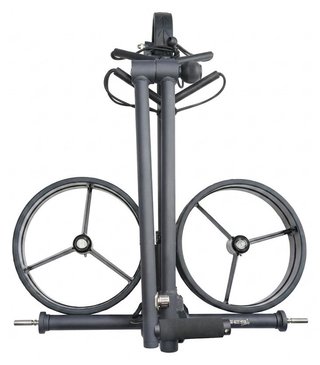 Davies Caddy SMART DHC electric trolley, black/red wheels