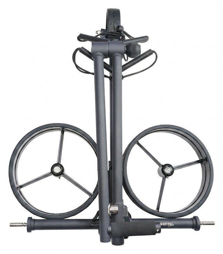 Davies Caddy SMART DHC electric trolley, black/red wheels