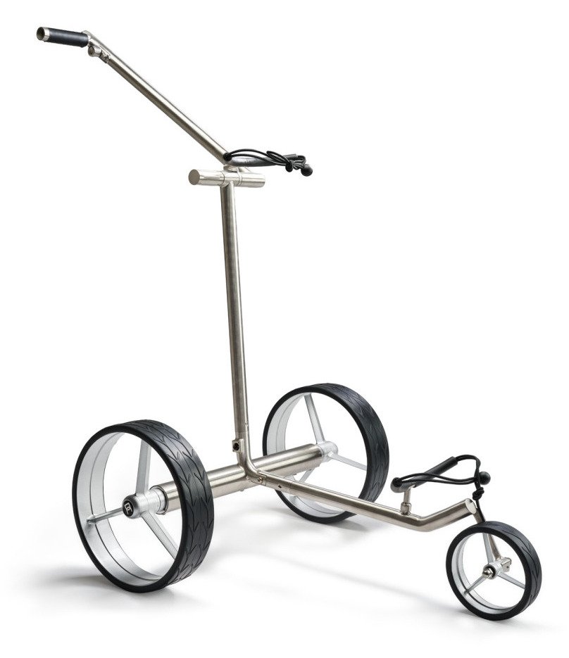 Davies Caddy Premium L electric trolley, black/grey wheels