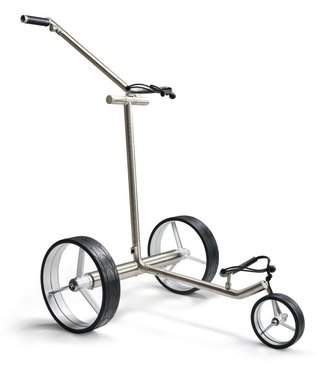 Davies Caddy Premium L electric trolley, black/grey wheels