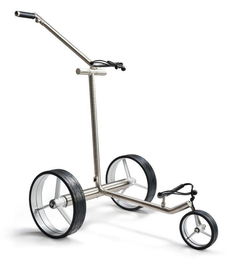 Davies Caddy Premium L electric trolley, black/grey wheels