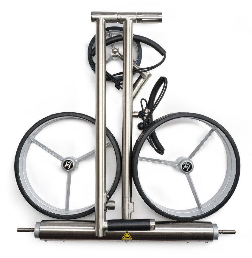 Davies Caddy Premium L electric trolley, black/grey wheels
